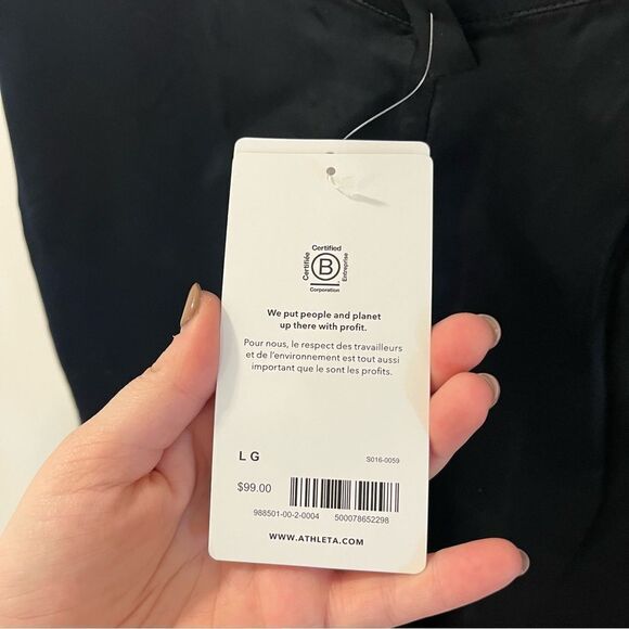 Athleta cool calm pant NEW with tags size Large black - Picture 12 of 15